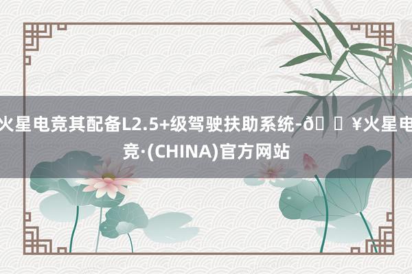 火星电竞其配备L2.5+级驾驶扶助系统-🔥火星电竞·(CHINA)官方网站