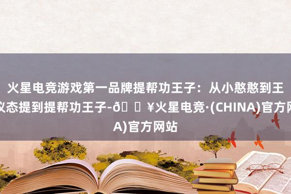 火星电竞游戏第一品牌提帮功王子：从小憨憨到王者仪态提到提帮功王子-🔥火星电竞·(CHINA)官方网站